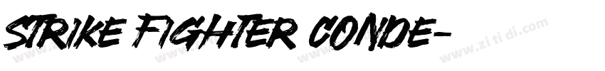 Strike Fighter Conde字体转换